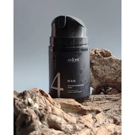 AXIONE LABORATORY Крем ANTI-ACNE ЭТАП 4 для проблемной кожи лица / MAN PRO 50 мл - 2
