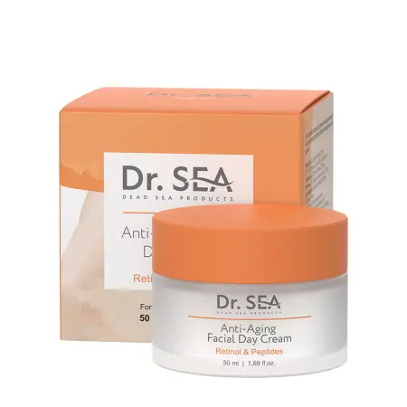 DR. SEA Крем дневной антивозрастной для лица с ретинолом и пептидами / Dr.Sea 50 мл - 2