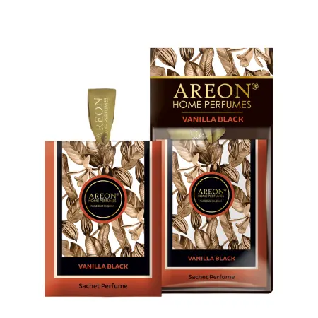 AREON Саше ароматическое, чёрная ваниль / HOME PERFUMES SACHET PREMIUM Vanilla Black 23 гр - 1