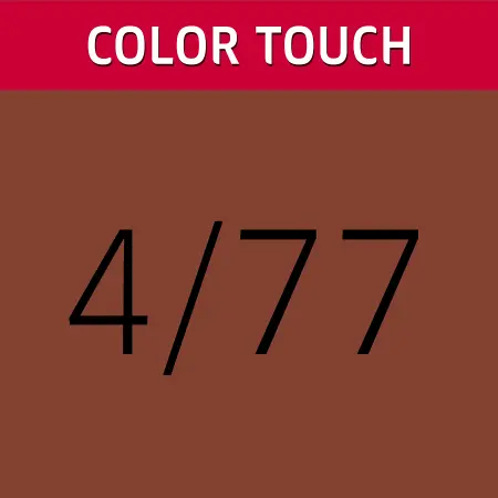 WELLA 4/77 краска для волос, горячий шоколад / Color Touch 60 мл - 2