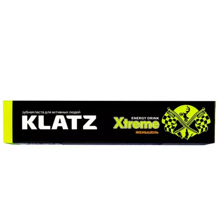 KLATZ Паста зубная для активных людей Женьшень / X-treme Energy drink 75 мл - 4