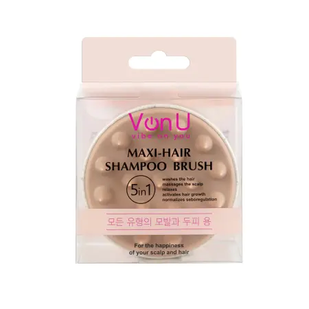 VON-U Щетка для мытья волос / VonU Shampoo Brush MAXI-HAIR - 4