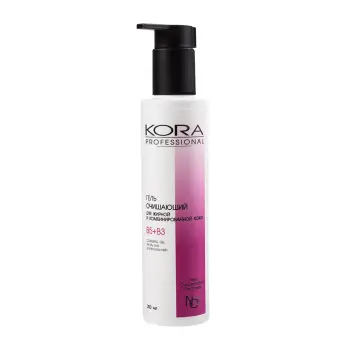 Гель очищающий для жирной и комбинированной кожи / KORA PROFESSIONAL 200 мл