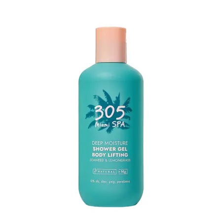 305 Miami SPA Гель-лифтинг для душа Глубокое увлажнение / DEEP MOISTURE SHOWER GEL BODY LIFTING SEAWEED & LEMONGRASS 250 мл - 1