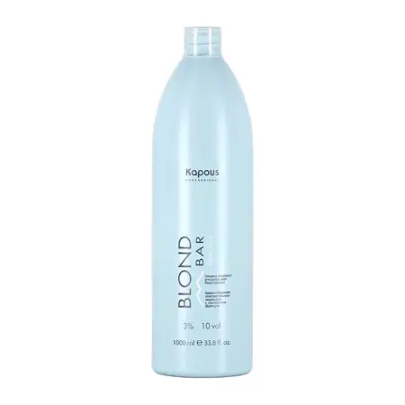 KAPOUS Эмульсия окислительная кремообразная с экстрактом жемчуга 3% / Blond Bar Blond Cremoxon 1000 мл - 1