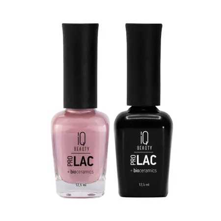 IQ BEAUTY 017 лак для ногтей укрепляющий с биокерамикой / Nail polish PROLAC + bioceramics 12.5 мл - 4