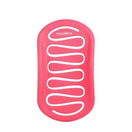 SOLOMEYA Расческа для сухих и влажных волос с ароматом клубники мини / Aroma Brush for Wet&Dry hair Strawberry mini - 2