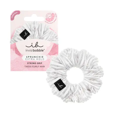 INVISIBOBBLE Резинка-браслет для густых волос / invisibobble SPRUNCHIE EXTRA HOLD Pure White - 2