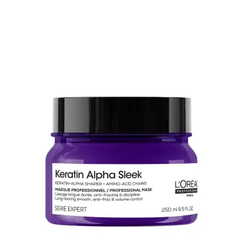 Маска профессиональная для выпрямления волос / Keratin Alpha Sleek 250 мл