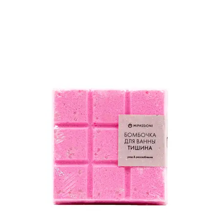 MIPASSIONcorp Бомбочка для ванны миниплитка, тишина / MiPASSiON 110 гр - 1
