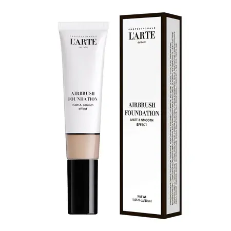 LARTE DEL BELLO Средство тональное Жидкий аэрограф, 2N / Airbrush foundation 30 мл - 4