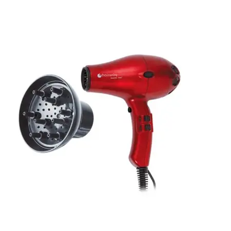 HAIRWAY Фен Phoenix Ionic Compact красный 1800-2000W - 2