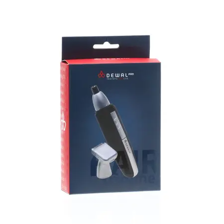 DEWAL PROFESSIONAL Машинка для стрижки в носу и ушах, 2 ножевых блока (черная) - 11