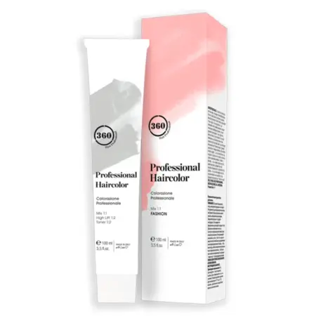 360 HAIR PROFESSIONAL 4.2 краситель перманентный для волос, фиолетовый шатен / Permanent Haircolor 100 мл - 2