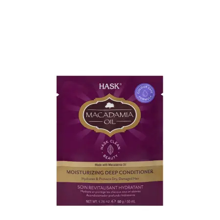 HASK Кондиционер увлажняющий с маслом макадамии, саше / Macadamia Oil Moisturizing Deep Conditioner Sachet 50 мл - 1