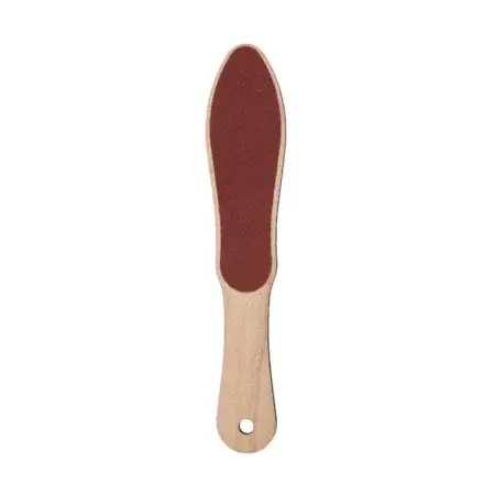 KAIZER Терка педикюрная, натуральный бук, профессиональная, Р60/120, 27 см - 1