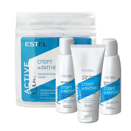 ESTEL PROFESSIONAL Набор для волос и тела (шампунь, бальзам, гель-массаж для душа) / Curex Active - 1