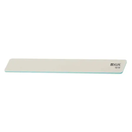 DEWAL PROFESSIONAL Пилка для ногтей широкая белая 100/180 18 см - 2