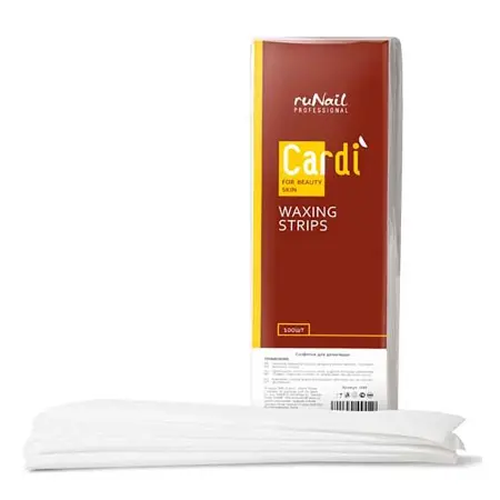 RUNAIL Салфетки для депиляции 7*20 см / Cardi 100 шт - 5