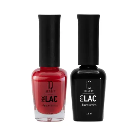 IQ BEAUTY 022 лак для ногтей укрепляющий с биокерамикой / Nail polish PROLAC + bioceramics 12.5 мл - 4