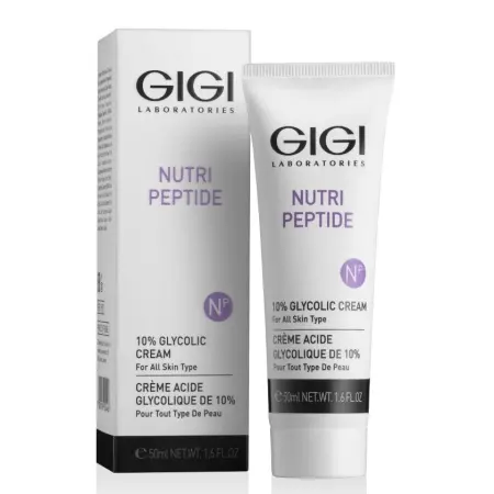 GIGI Крем с 10% гликолевой кислотой для всех типов кожи / 10% Glycolic Cream NUTRI-PEPTIDE 50 мл - 2