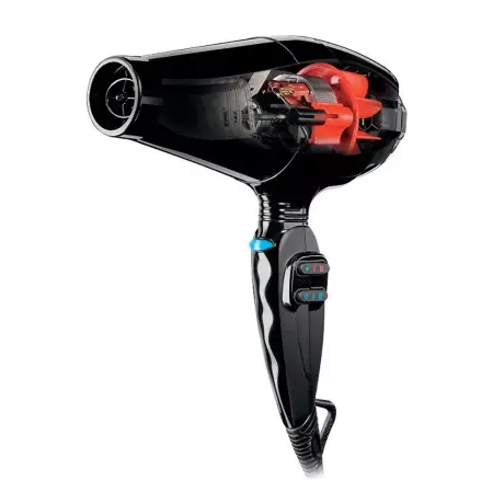 BABYLISS PRO Фен BaByliss Pro Caruso черный, ионизация, 2 насадки 2400 Вт - 9
