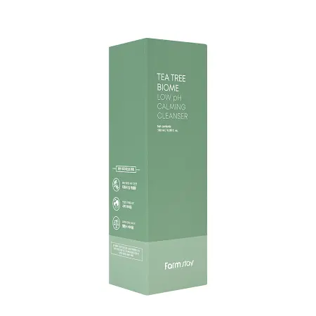 FARMSTAY Пенка для лица с чайным деревом для чувствительной кожи / Tea Tree Biome Low pH Calming Cleanser 180 мл - 2