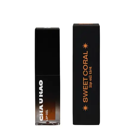 CHA U KAO Масло-тинт ухаживающее для губ / SWEET CORAL lip oil tint 5 мл - 3