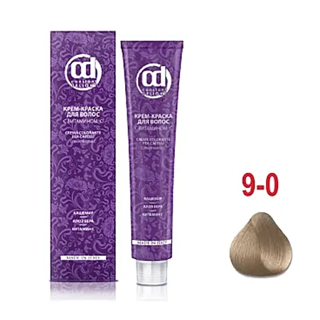 CONSTANT DELIGHT 9/0 краска с витамином С для волос, блондин натуральный 100 мл - 2
