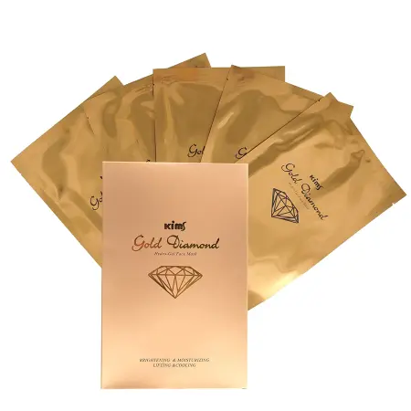 KIMS Маска гидрогелевая золотая для лица / Gold Diamond Hydro-Gel Face Mask 5*30 гр - 2