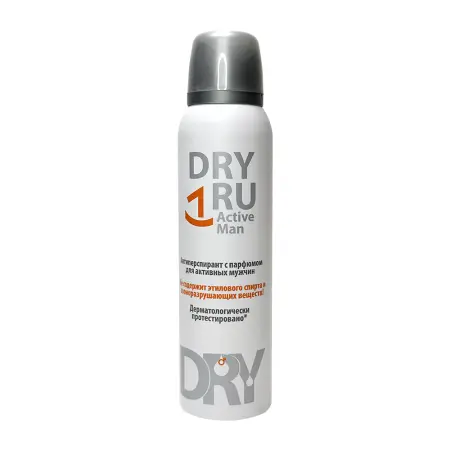DRY RU Антиперспирант с парфюмом для активных мужчин / Dry Ru Active Man 150 мл - 1