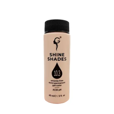 GERA Professional 10.3 гель-краситель для волос без аммиака / Shine Shades 60 мл - 2