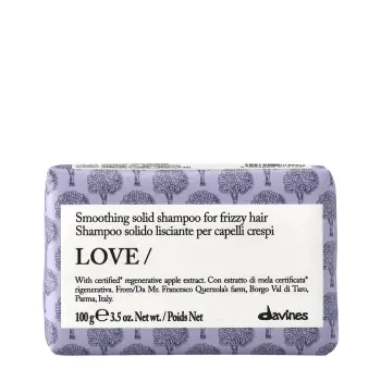 Шампунь твердый для непослушных волос / LOVE Smoothing shampoo bar 100 гр