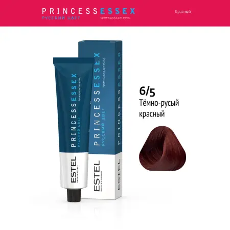 ESTEL PROFESSIONAL 5/6 краска для волос, темно-русый красный / ESSEX Princess 60 мл - 2