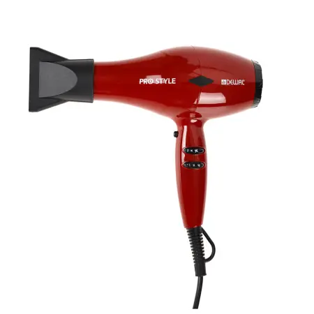 DEWAL PROFESSIONAL Фен Pro Style красный, 2 насадки, диффузор, 2000 Вт - 6