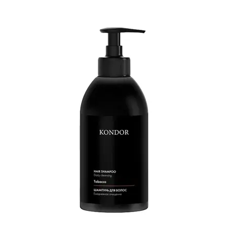 KONDOR Шампунь для волос ежедневное очищение, табак / Hair&Body 300 мл - 1