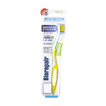 BIOREPAIR Щетка зубная детская 6-12 лет изогнутая, желтая / Biorepair CURVE Junior - 2