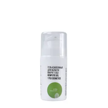 Гель для области вокруг глаз от отеков и темных кругов / Hemp Eye Gel 1753 cosmetics 15 мл