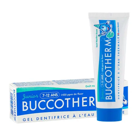 BUCCOTHERM Паста зубная для детей 7 - 12 лет, вкус мята с термальной родниковой водой / BUCCOTHERM 50 мл - 3