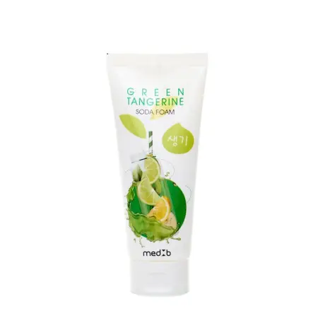 MED:B Пенка для умывания с содой и зеленым мандарином / Med B Green Tangerine Soda Foam 100 мл - 1