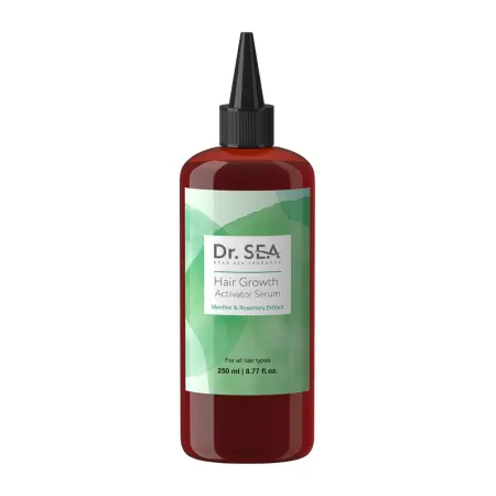 DR. SEA Сыворотка-активатор для роста волос с ментолом и экстрактом розмарина / Dr.Sea 250 мл - 1