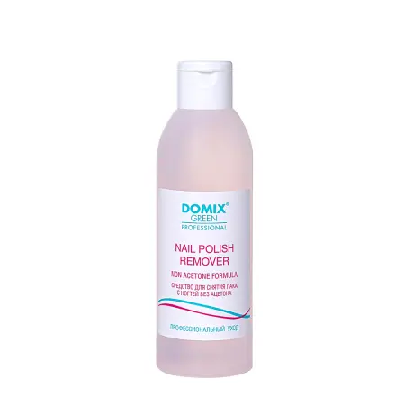 DOMIX Средство без ацетона для снятия лака с ногтей / Nail Polish Remover non Acetone Formula DGP 200 мл - 1