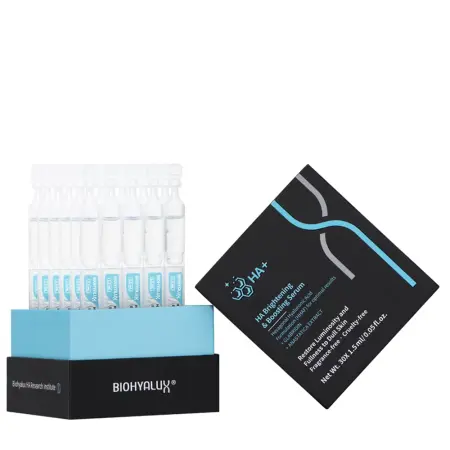 BIOHYALUX Сыворотка осветляющая и стимулирующая для лица / НА Brightening&Boosting Serum 30х1,5 мл - 1