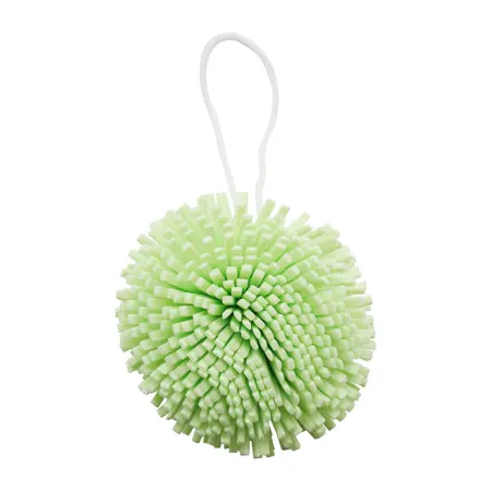 SOLOMEYA Мочалка спонж для тела, зеленая / Bath Sponge green 1 шт - 1