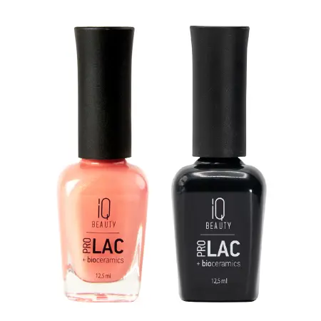 IQ BEAUTY 135 лак для ногтей укрепляющий с биокерамикой / Nail Polish PROLAC+bioceramics 12,5 мл - 3