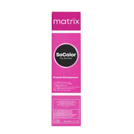 MATRIX 8NA краситель перманентный аммиачный, светлый блондин натуральный пепельный / SoColor Pre-Bonded 90 мл - 3