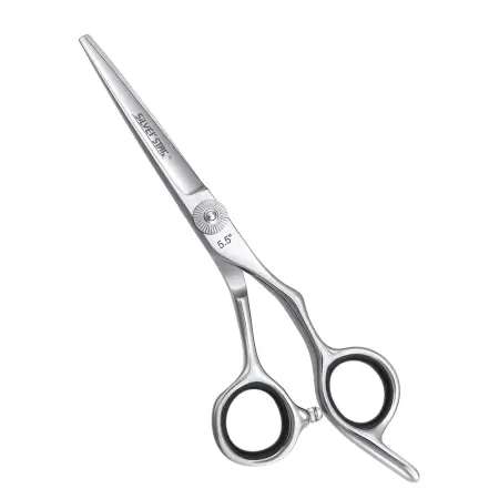 SILVER STAR Ножницы парикмахерские эргономичные, выносной винт 5,5 - 1
