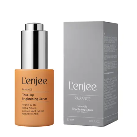 L ENJEE Сыворотка выравнивающая тон кожи для лица с витамином С / Tone-Up Brightening Serum 30 мл - 2