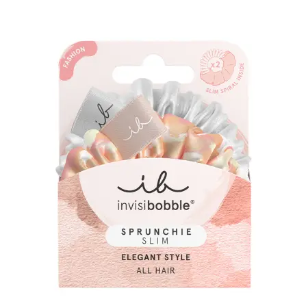 INVISIBOBBLE Резинка-браслет для волос / invisibobble SPRUNCHIE SLIM Chrome - 1
