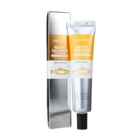 LEBELAGE Крем для кожи вокруг глаз питательный с маслом лосося / Lebelage Eye Cream Nutri Salmon 40 мл - 2